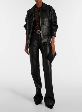 1h可退 潮奢 ALEX PERRY 女士 豹纹网纱连体衣 colorful花色 舒适