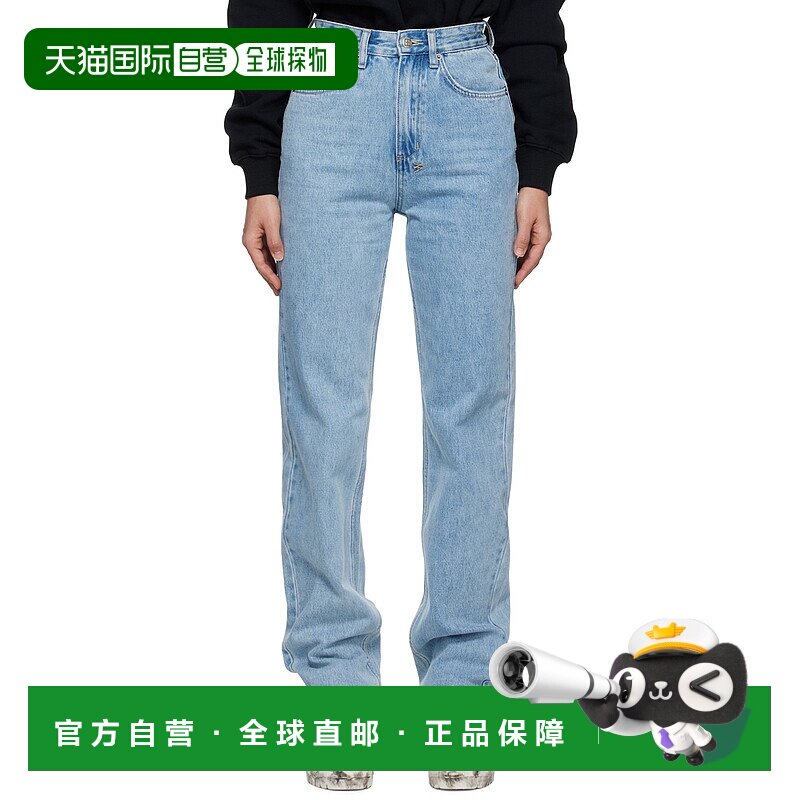1h可退 KSUBI 女士牛仔裤 WCO23DJ001DENIM CO 蓝色 腰带环牛仔裤