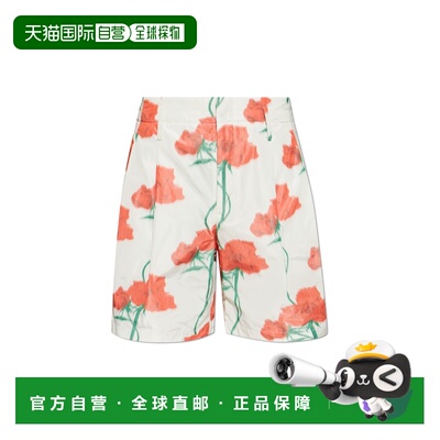 KENZO 男士短裤 FG55SH3029R203 SS2026 乳白色 Floral print sho
