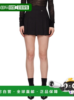 1h可退 潮奢 Juun.J 女士 黑色 Metal Point Pleated 裙裤 JW4725