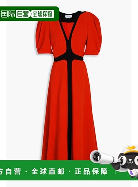 1h可退 潮奢 Gabriela Hearst 女士 Luz 褶裥羊毛绉中长连衣裙 22