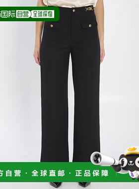 CELINE 女士休闲裤 2P76A092D38NO AW2025 黑色 Wool trousers wi