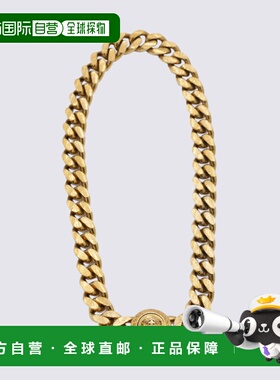 VERSACE 男士手链手镯 DG16949DJMTKOT CO 黄色 'Medusa' necklac