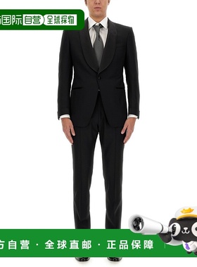 1h可退 TOM FORD 男士休闲套装 2EAHQ1WOS02LB999 SS2025 黑色