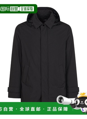 HERNO 男士羽绒服 PI001242U128409300 外套黑色 AW2025