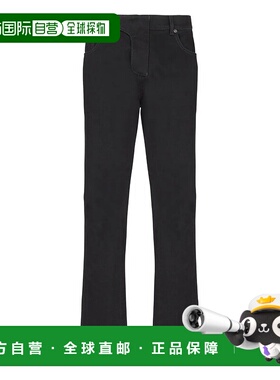 BALMAIN 男士休闲裤 FH1MI083DF880PC AW2025 黑色 Straight-leg