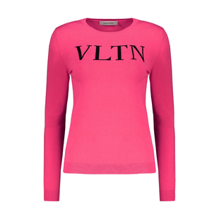 长袖 VALENTINO 毛衣 粉红色 SS2024 女士针织衫 BKC28Q77PF30