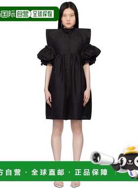 1h可退 潮奢 Pushbutton 女士 黑色 Square 连衣裙 PB2510503W