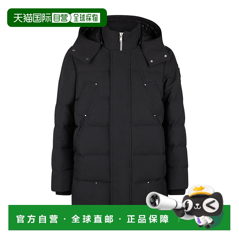 1h可退 MOOSE KNUCKLES 男士大衣 M35MP221N292 SS2025 黑色