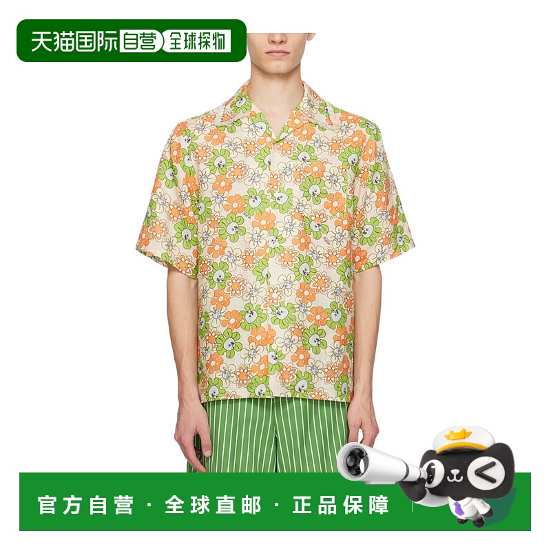 1h可退 MARNI 男士衬衫 CUMU0309S4UTL005FCW08 AW2024 花色