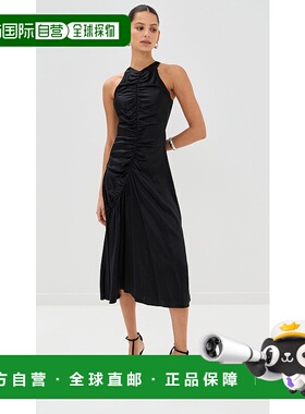 1h可退 潮奢 c.o. 女士 Liquid 褶皱连衣裙 black黑色 舒适时尚