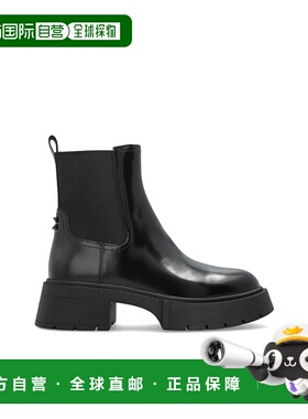 COACH 女士靴子 CCH900BLK AW2025 黑色 Ankle Boots `Leah`短靴