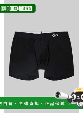 alo yoga 纯色四角透气平角短裤 男款a0191m