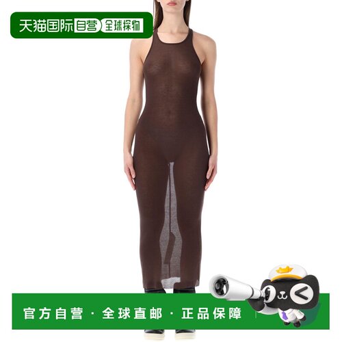 RICK OWENS 女士连衣裙 RP01F6549RC53 SS2026 棕色
