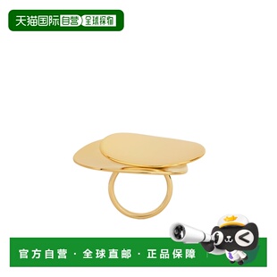 金色 CELINE AW2024 461CB6BRA35OR 徽标戒指 女士戒指