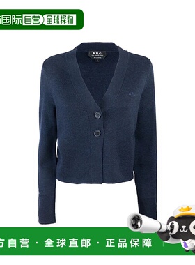 A.P.C. 女士针织毛衣 WVBEEF22328IAK AW2025 深蓝色 A.P.C. Card