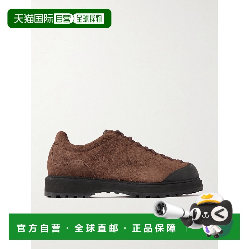 1h可退 潮奢 Diemme 男士 Ampezzo 橡胶边磨面绒面革靴子 DI25EXA