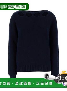 1h可退 潮奢 Prada 普拉达 女士 船領長袖套頭衫 P24P2RSOOO17BH