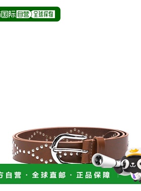 1h可退 潮奢 Isabel Marant 伊莎贝尔 玛兰 女士 铆钉皮带 CE227B