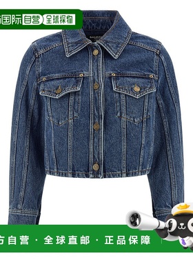 BALMAIN 女士牛仔裤 GF1TC215DG086EX SS2026 蓝色 Balmain Denim