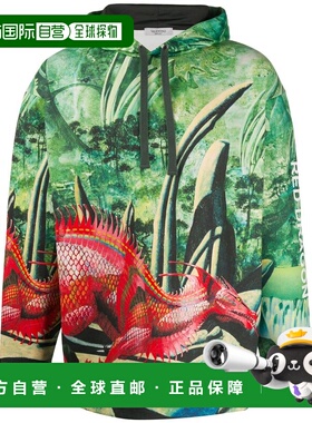 VALENTINO 男士针织毛衣 SS2020 TV0MF11V67N83M绿色 长袖卫衣