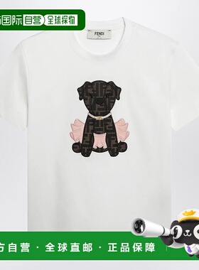 FENDI 女士T恤 FS7254AW94F08QQ SS2026 白色 短袖T恤