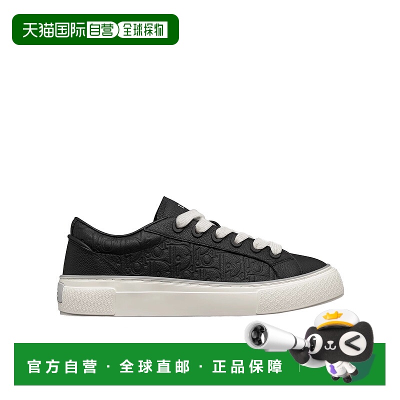 1h可退 DIOR 男士休闲鞋 3SN303ZAYH960 AW2025 黑色 B33低帮休闲