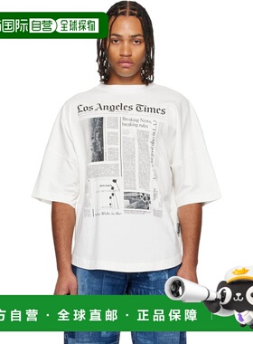 1h可退 潮奢 Palm Angels 棕榈天使 男士 灰白色 LA Times 联名 N