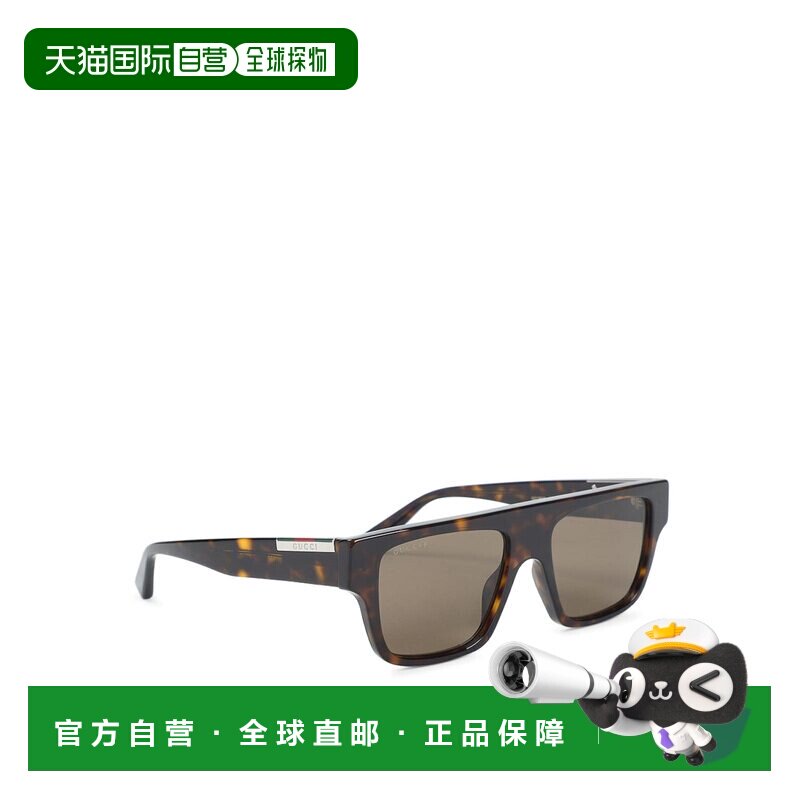 GUCCI 男士眼镜 840028J07512323 SS2026 绿色 Sunglasses with r