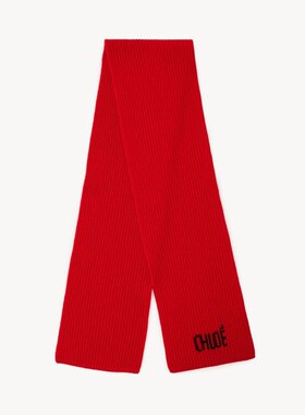 CHLOÉ 女士围巾 CH26SKS06WCS680JOYRED SS2026 红色