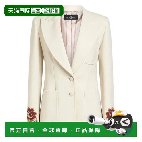 ETRO 女士西服 WRCA0009AR365M3791 CO 白色 羊毛【付后1h可退】
