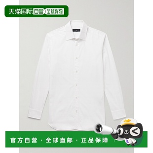 潮奢 棉质府绸衬衫 Dunhill 男士 DU25RF190K3100 登喜路 1h可退