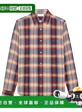 CELINE 男士衬衫 2C9820A08CBC2 SS2025 灰色休闲风