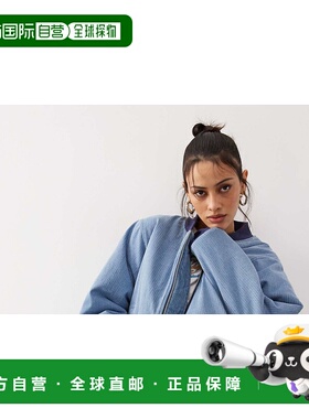 1h可退 潮奢 Santa Cruz 女士 牛仔短夹克(蓝色)外套