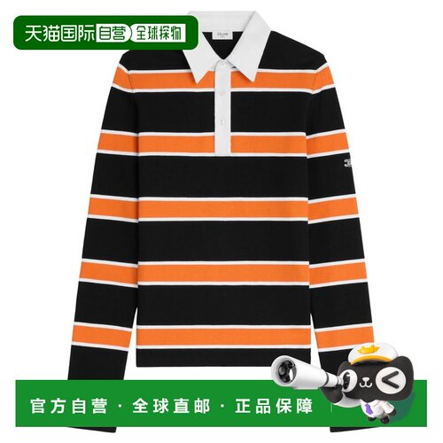 CELINE 男士POLO衫 RX0M12K06GDV4 AW2026 花色 Cotton long slee