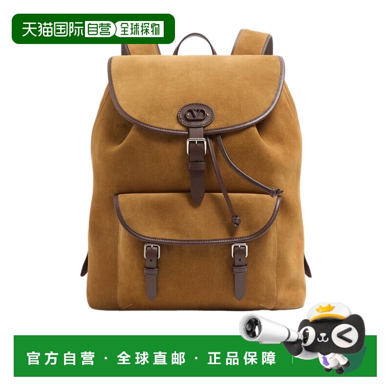 VALENTINO 男士双肩包 YB0T63PDT3AG SS2026 棕色 Antibes 背包