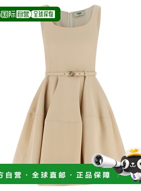 FENDI 女士连衣裙 FDD497AC4GF1I1G SS2026 粉红色 Wheel skirt d