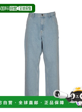 CARHARTT WIP 男士牛仔裤 SS2025 浅蓝色直筒裤 I03202401A3