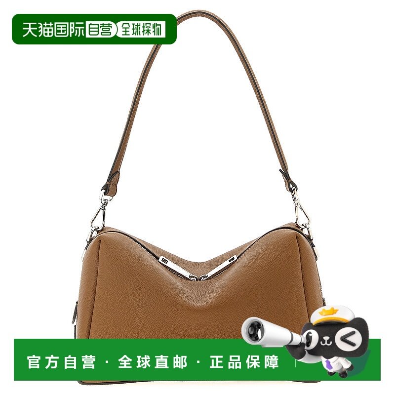 FENDI 男士斜挎包 7VA672ASIHF1TR0 AW2025 棕色 Leather bag M,箱包皮具/热销女包/男包,男士包袋,淘宝优惠券,粉丝福利购,淘宝优惠卷