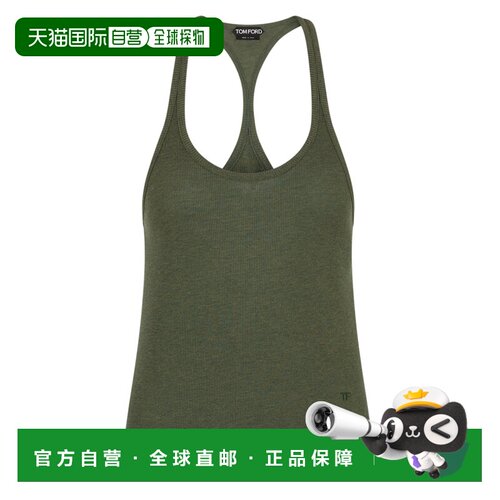 TOM FORD 女士T恤 TSJ634JEX183GCT SS2026 绿色 TOPS WITH LOGO