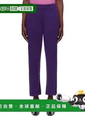 1h可退 潮奢 Bode 女士 紫色 Quincy 长裤 WRF24KT002