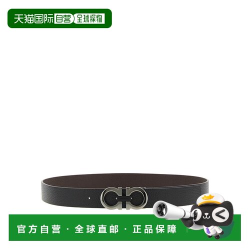 1h可退 SALVATORE FERRAGAMO 男士腰带 476361NERO CO 棕色皮带