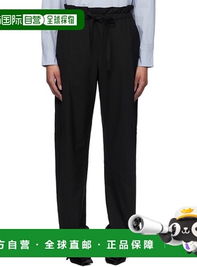 1h可退 潮奢 GANNI 甘尼 女士 黑色 Drapey Melange Elasticated