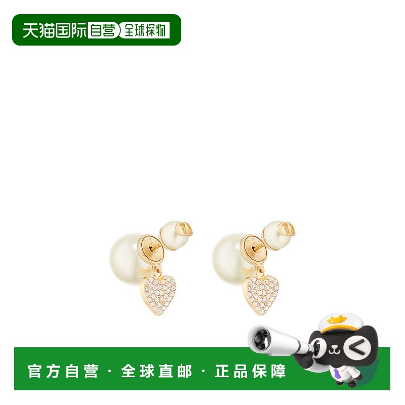 1h可退 DIOR 女士耳饰 E4149WOMCYD03S CO 金色 Dior Tribales 耳