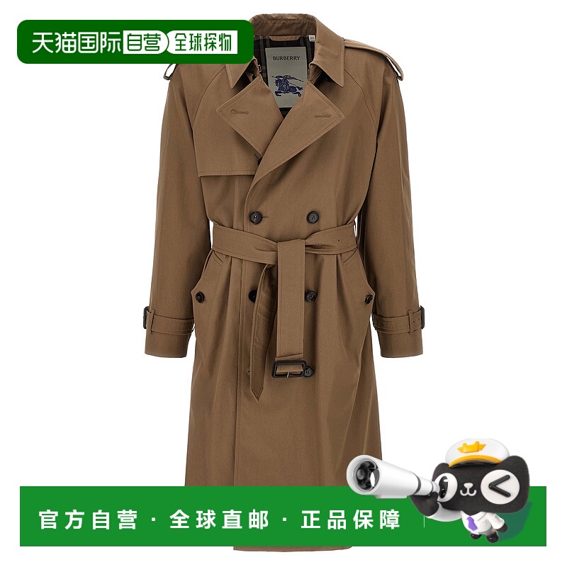1h可退 BURBERRY 男士大衣 8113612CLAYBROWN AW2025 驼色博柏利