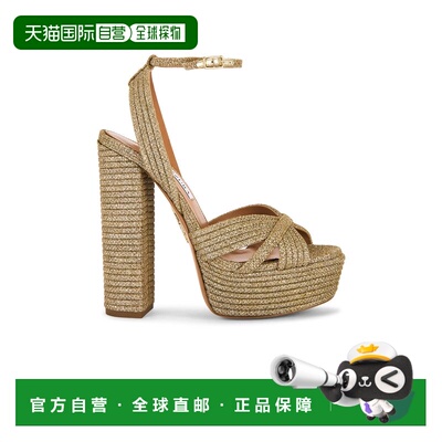 1h可退 潮奢 AQUAZZURA 女士 Sundance Plateau 140 凉鞋 SUDHIGS