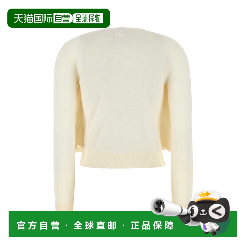 1h可退 LOEWE 女士针织毛衣 S540Y14KG3WHITE SS2025 黄色 Cream