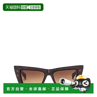 咖啡色 BALMAIN AW2025 BEYEBRN 全框太阳镜 女士太阳镜