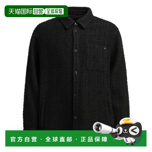 VALENTINO 男士夹克 9V3CIO01BL10NO AW2026 黑色 