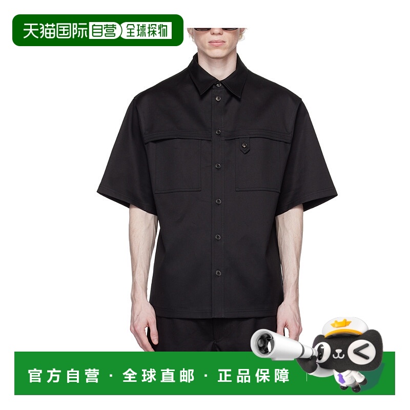 1h可退 EMPORIO ARMANI 男士衬衫 D41R63D1233999 SS2023阿玛尼